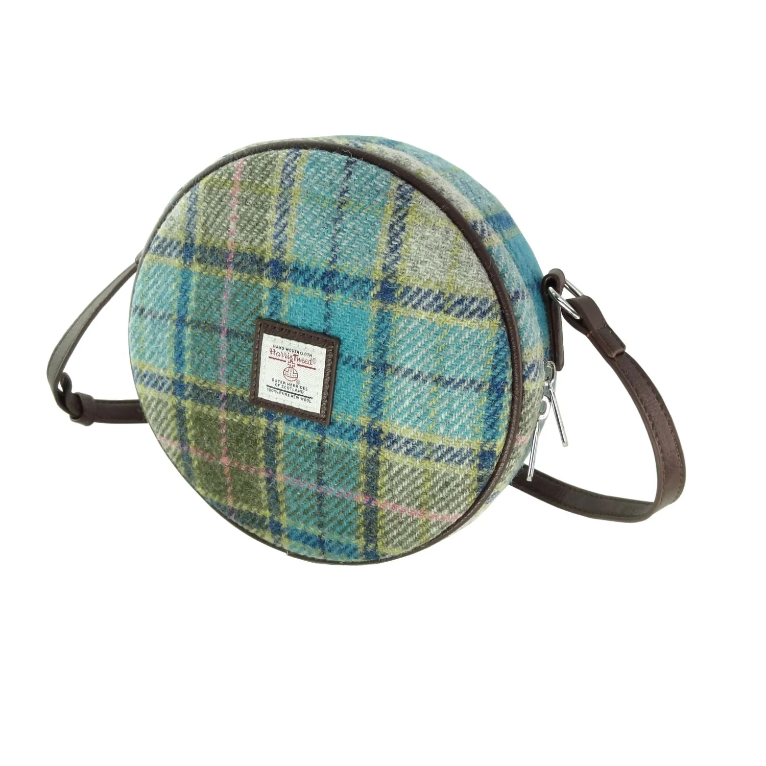 Harris Tweed Round Bag - Image 12