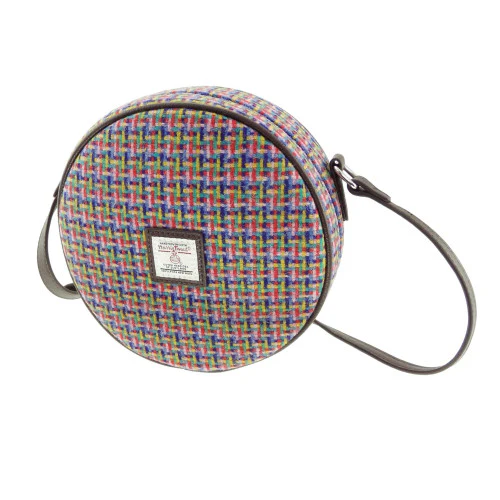 Harris Tweed Round Bag - Image 16