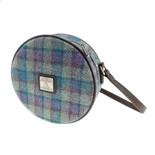 Harris Tweed Round Bag - Image 18