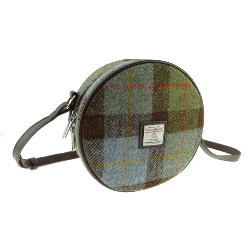 Harris Tweed Round Bag - Image 23