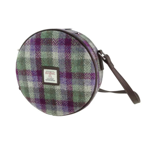 Harris Tweed Round Bag - Image 3