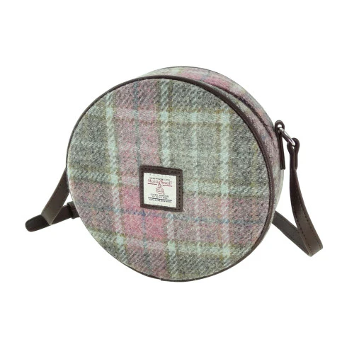 Harris Tweed Round Bag - Image 4