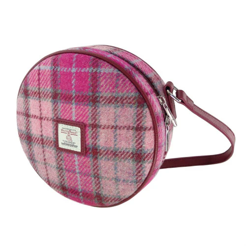 Harris Tweed Round Bag - Image 6