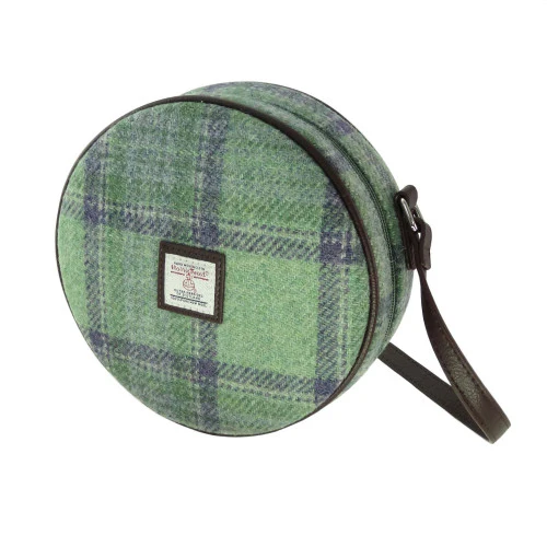 Harris Tweed Round Bag - Image 7