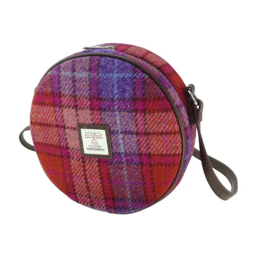 Harris Tweed Round Bag - Image 8