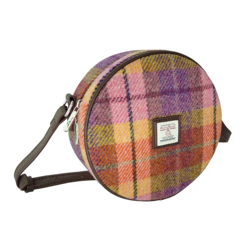 Harris Tweed Round Bag - Image 9