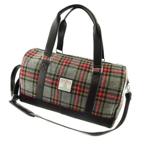 Harris Tweed Weekend Bag - Image 2