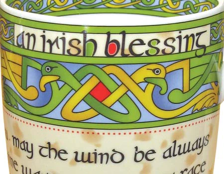 Irish Blessing Bone China Mug - Image 2