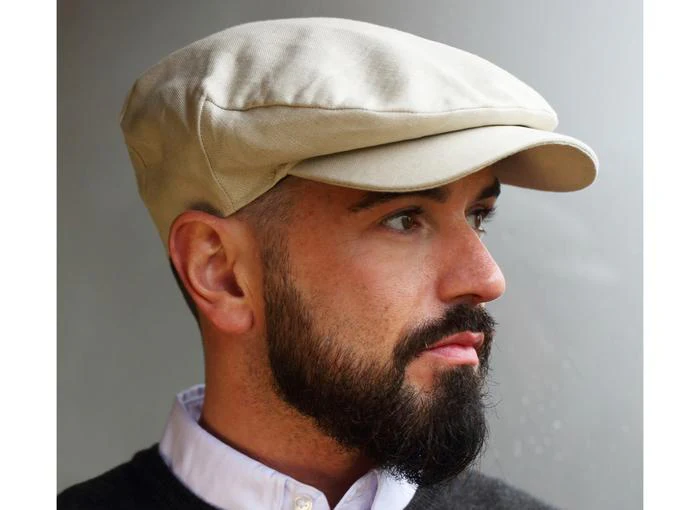 Irish Driving Cap - Linen - Image 2