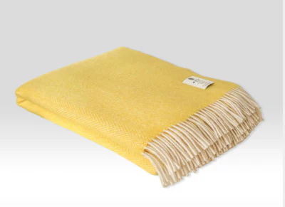 Irish Merino Wool Herringbone Throws - Image 16