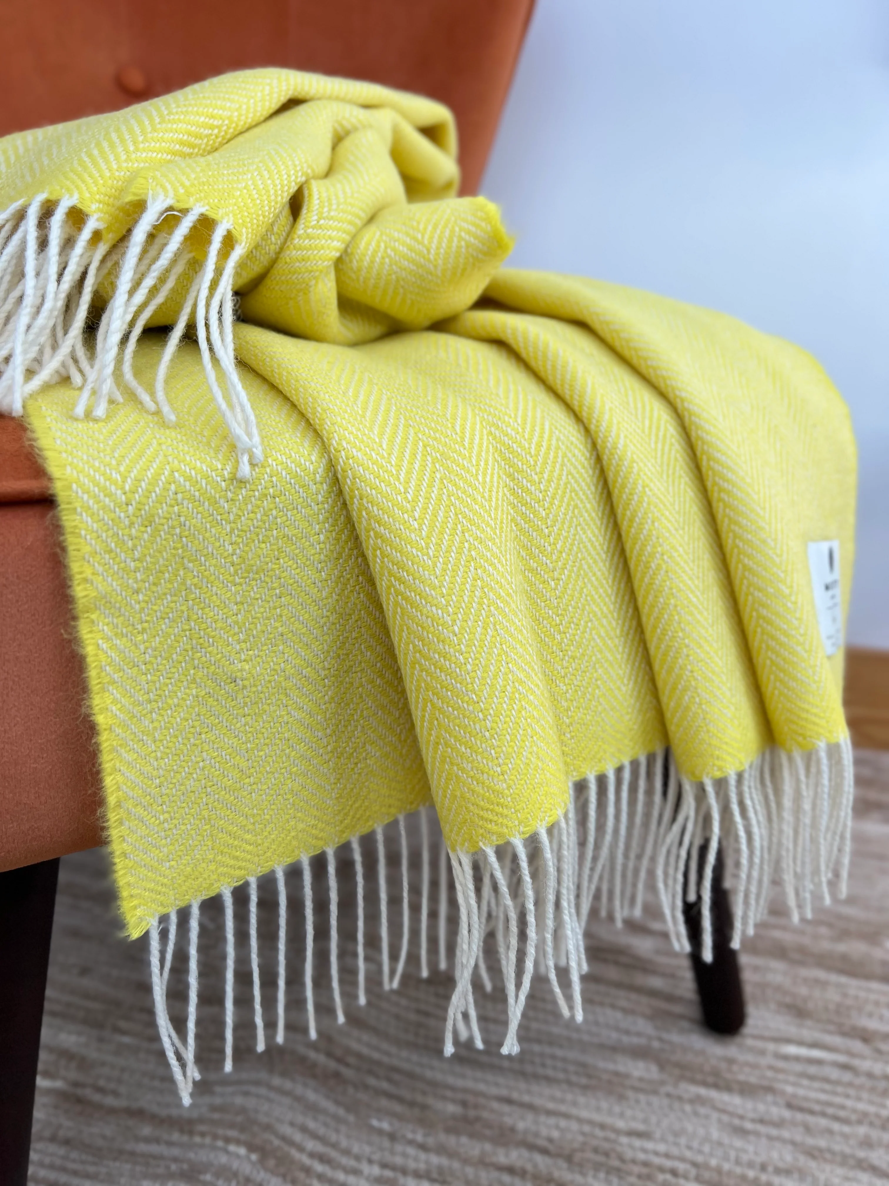 Irish Merino Wool Herringbone Throws - Image 20