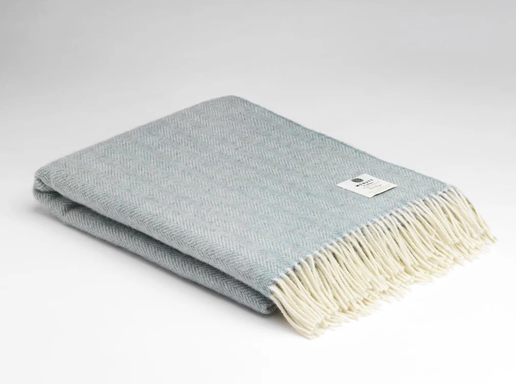 Irish Merino Wool Herringbone Throws - Image 21
