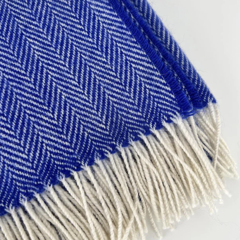 Irish Merino Wool Herringbone Throws - Image 24