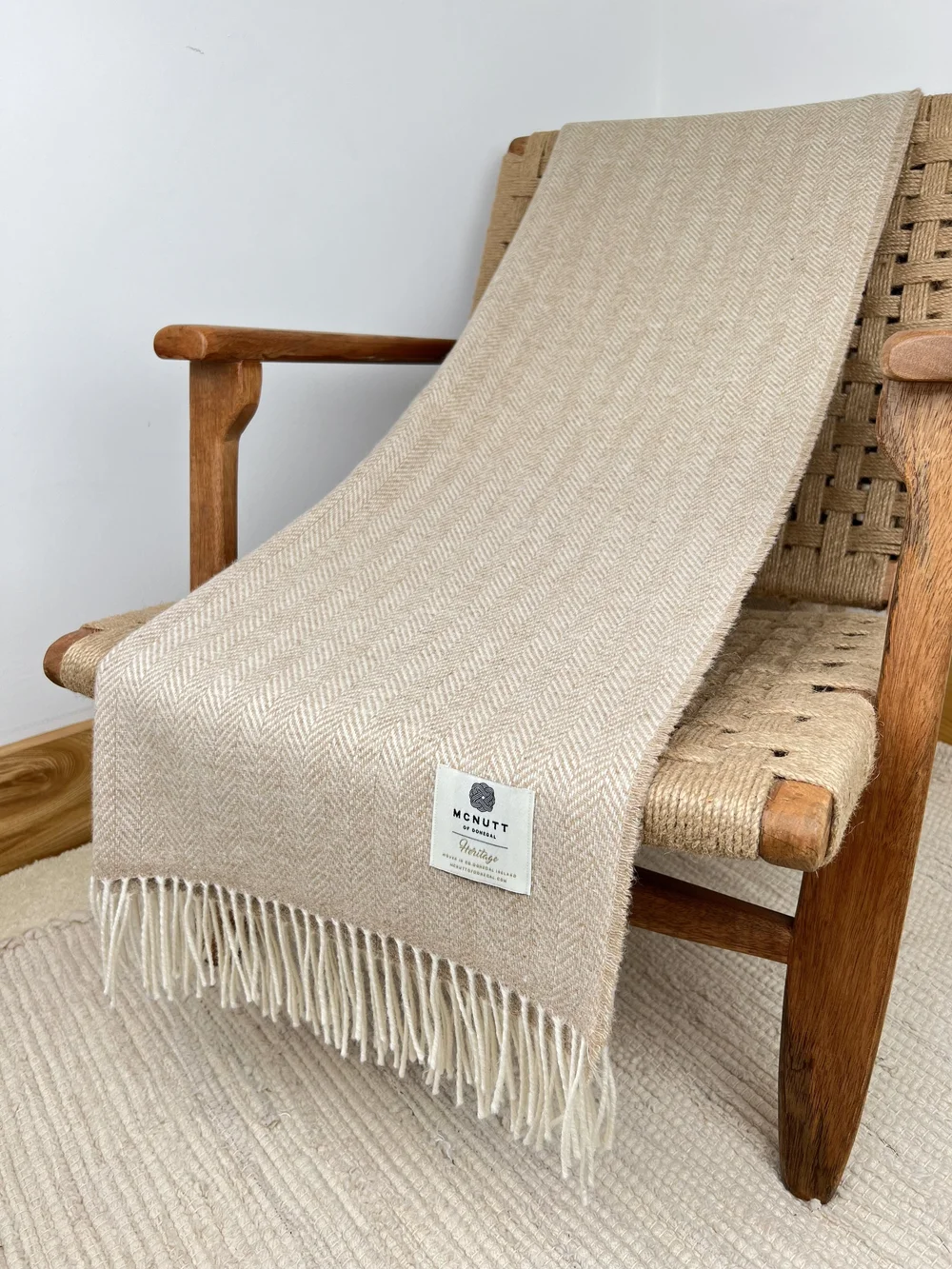 Irish Merino Wool Herringbone Throws - Image 27