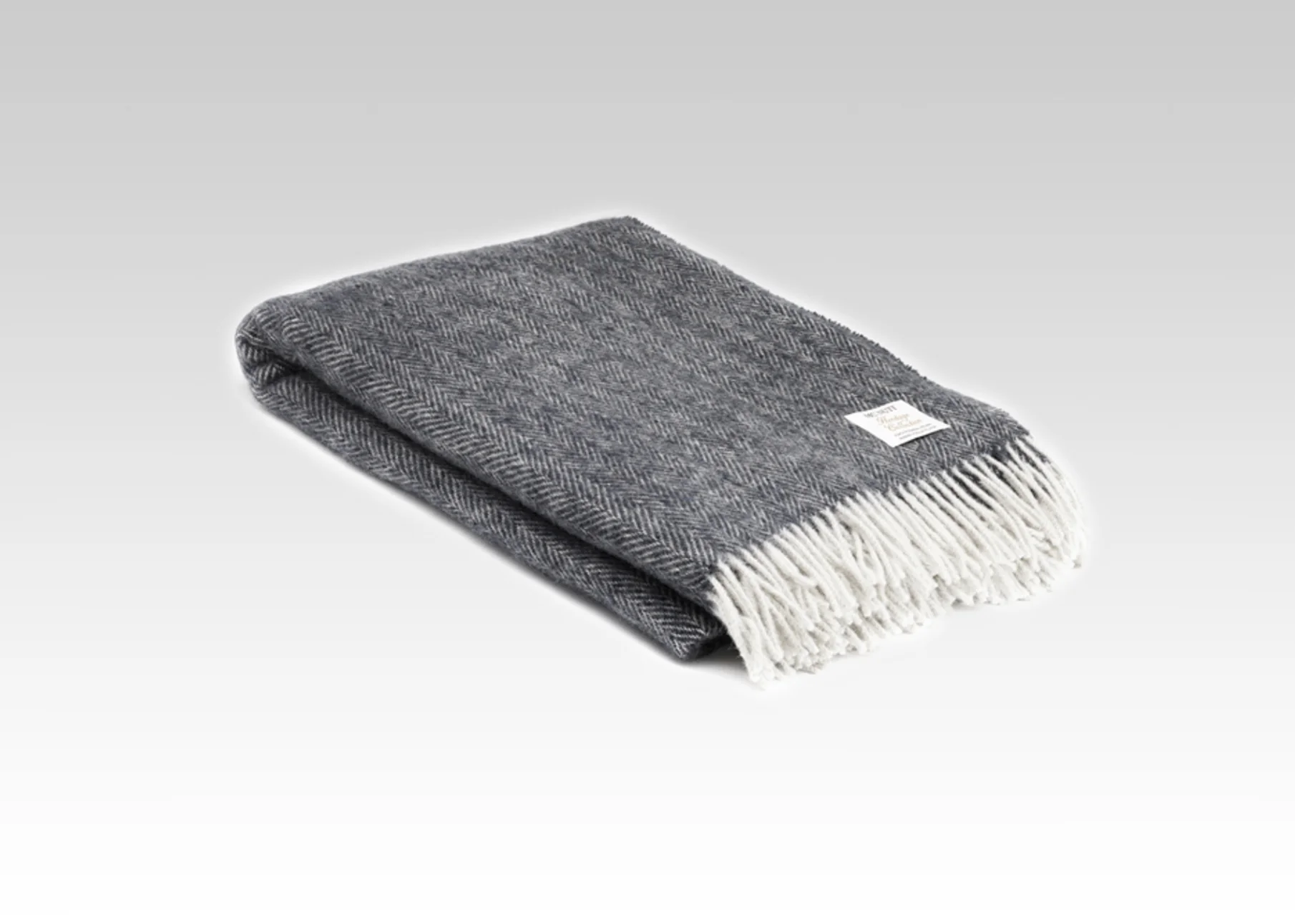 Irish Merino Wool Herringbone Throws - Image 4