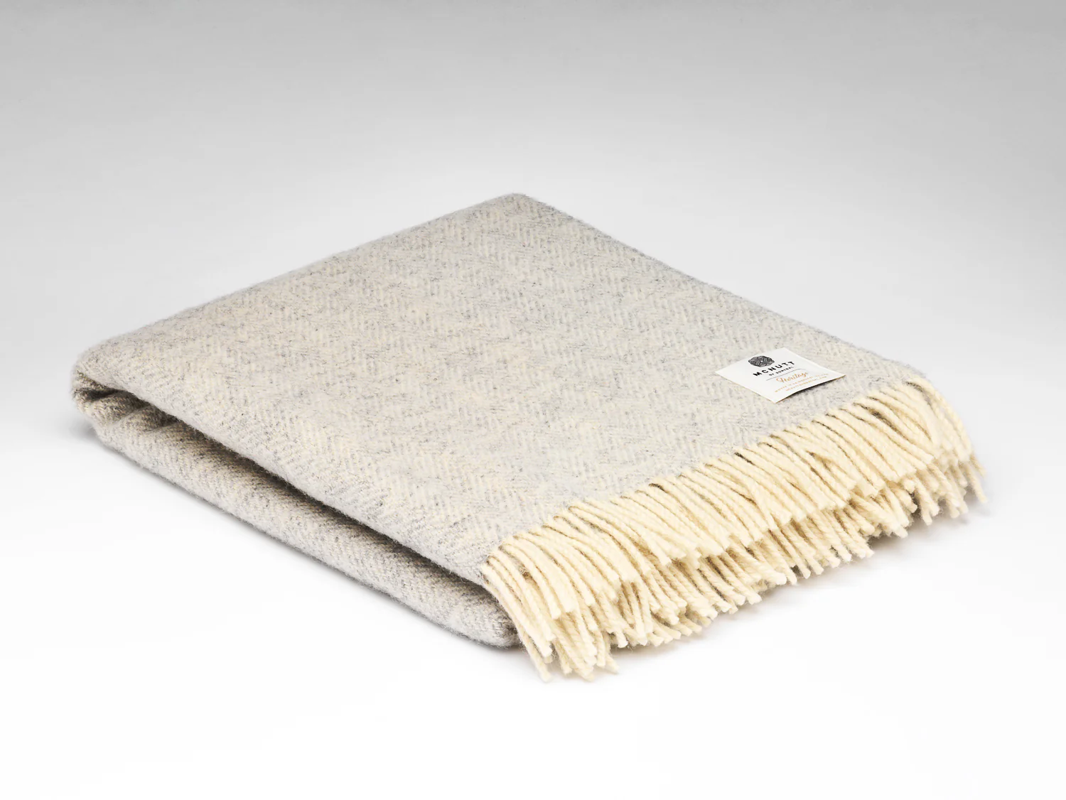 Irish Merino Wool Herringbone Throws - Image 8