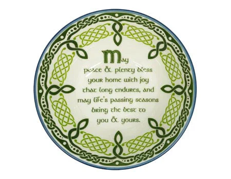 May Peace and Plenty Ceramic Bowl - Image 2