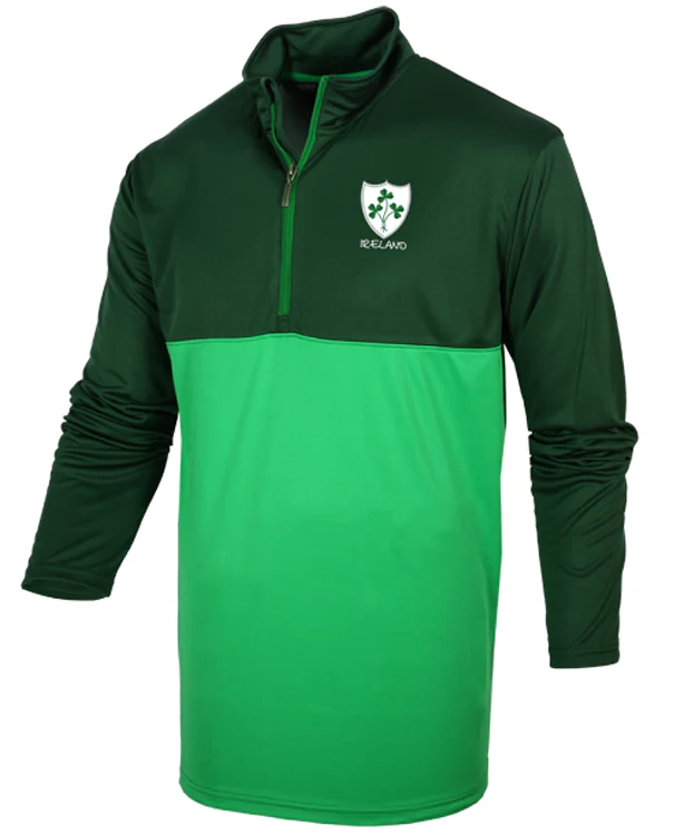 Men's Ireland Shamrock 1/4 Zip Top - Image 2