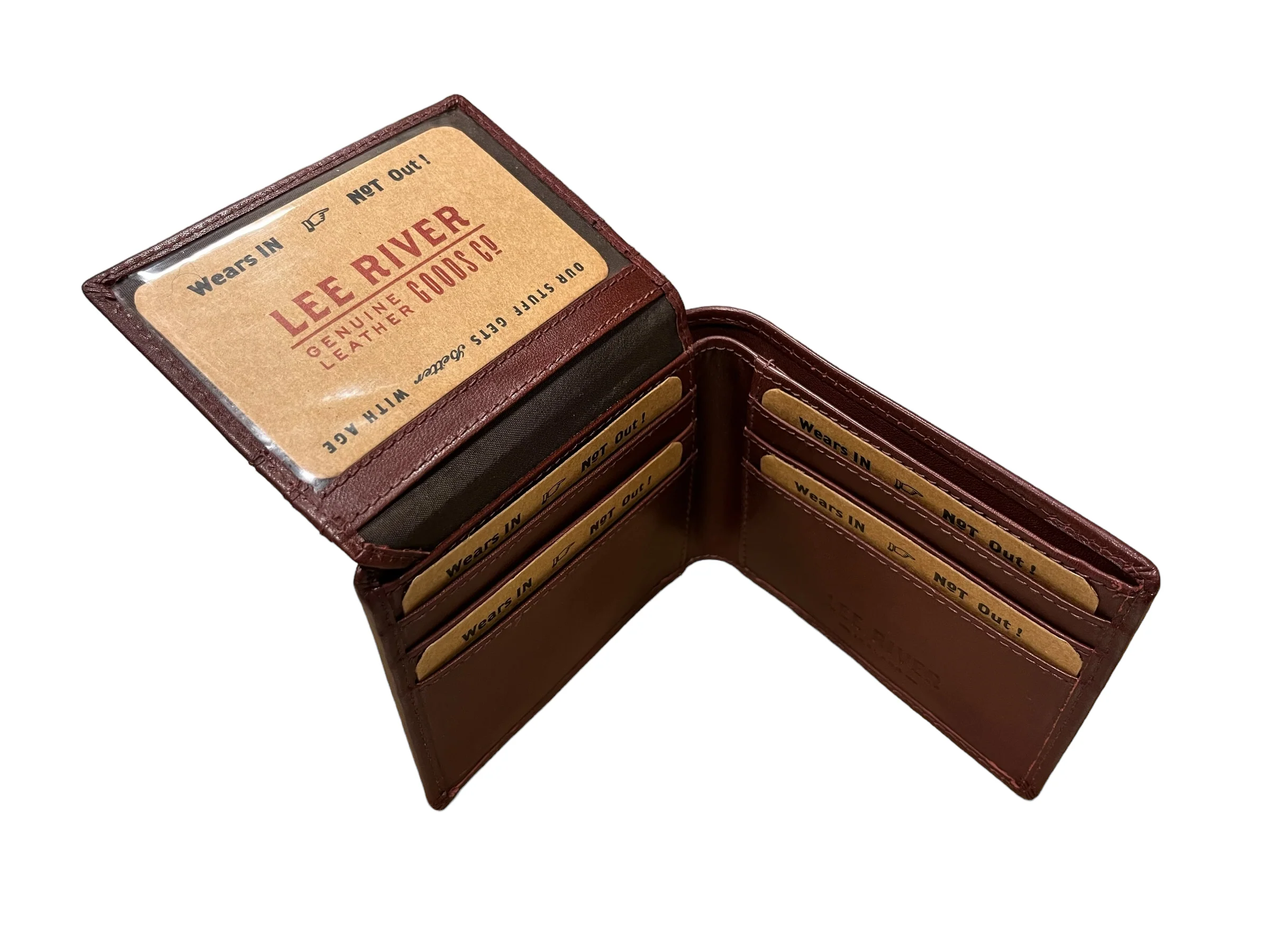 Men's Leather Trifold Wallet - Knotwork - Image 10
