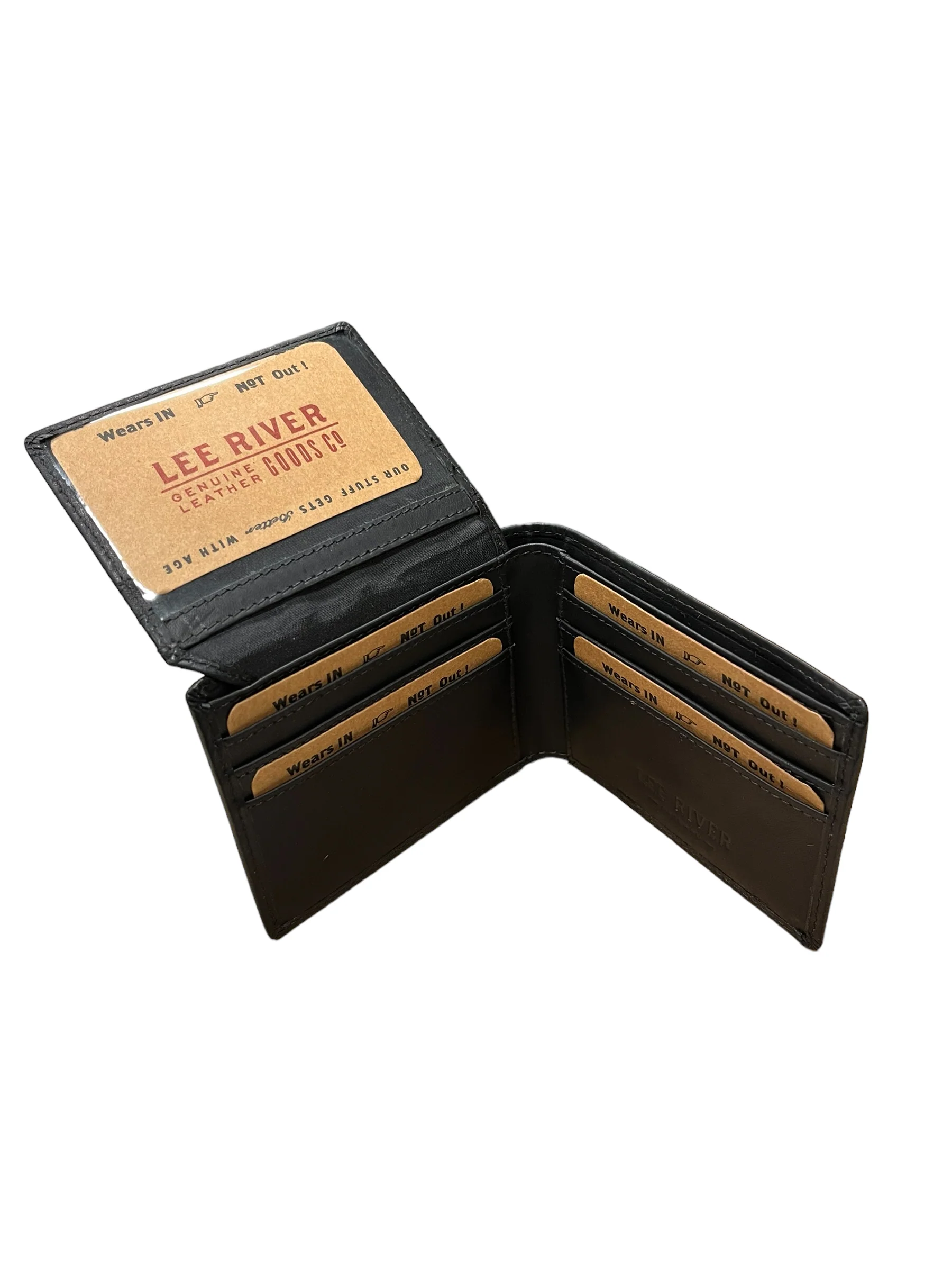 Men's Leather Trifold Wallet - Knotwork - Image 3