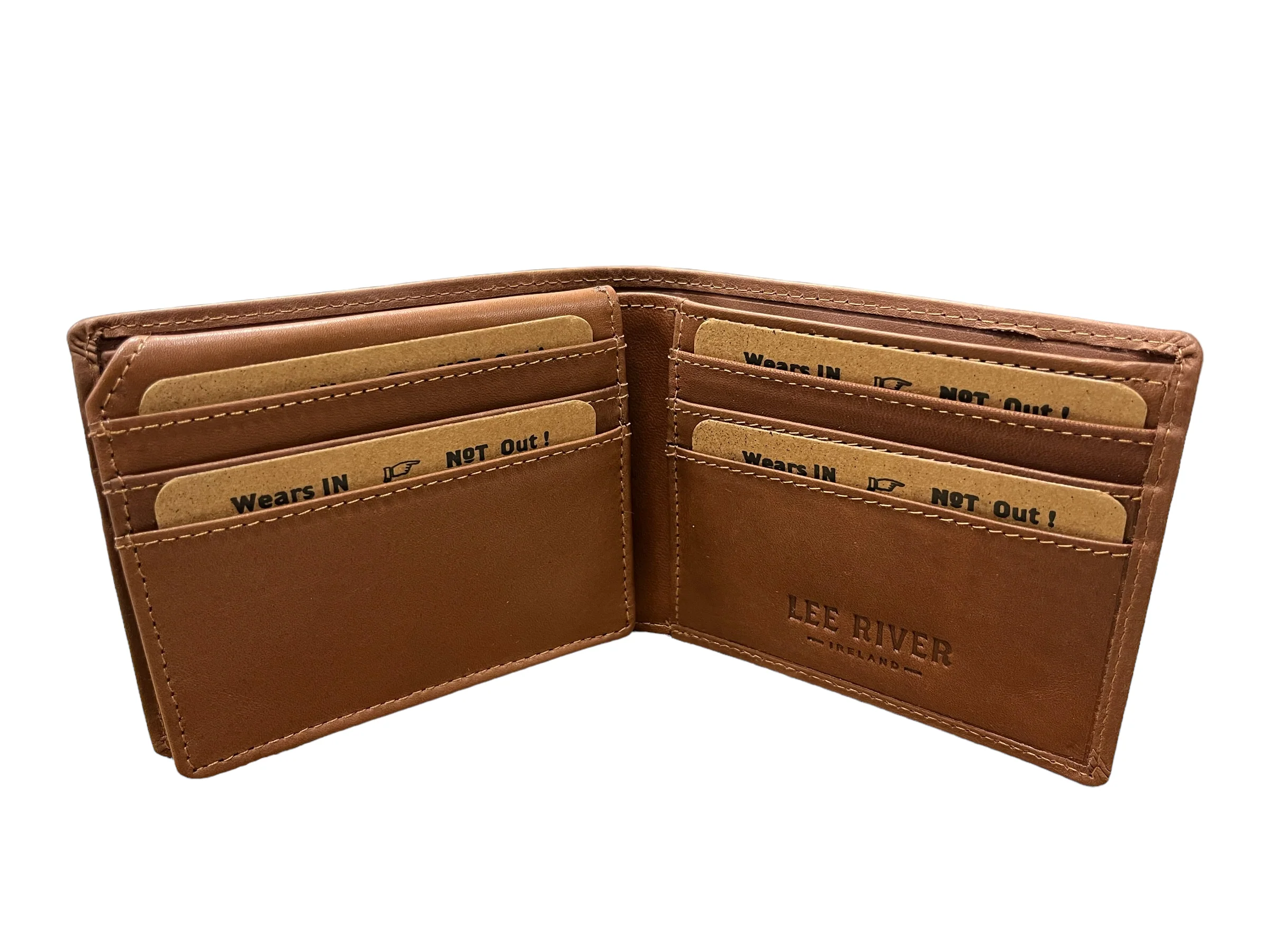 Men's Leather Trifold Wallet - Knotwork - Image 6