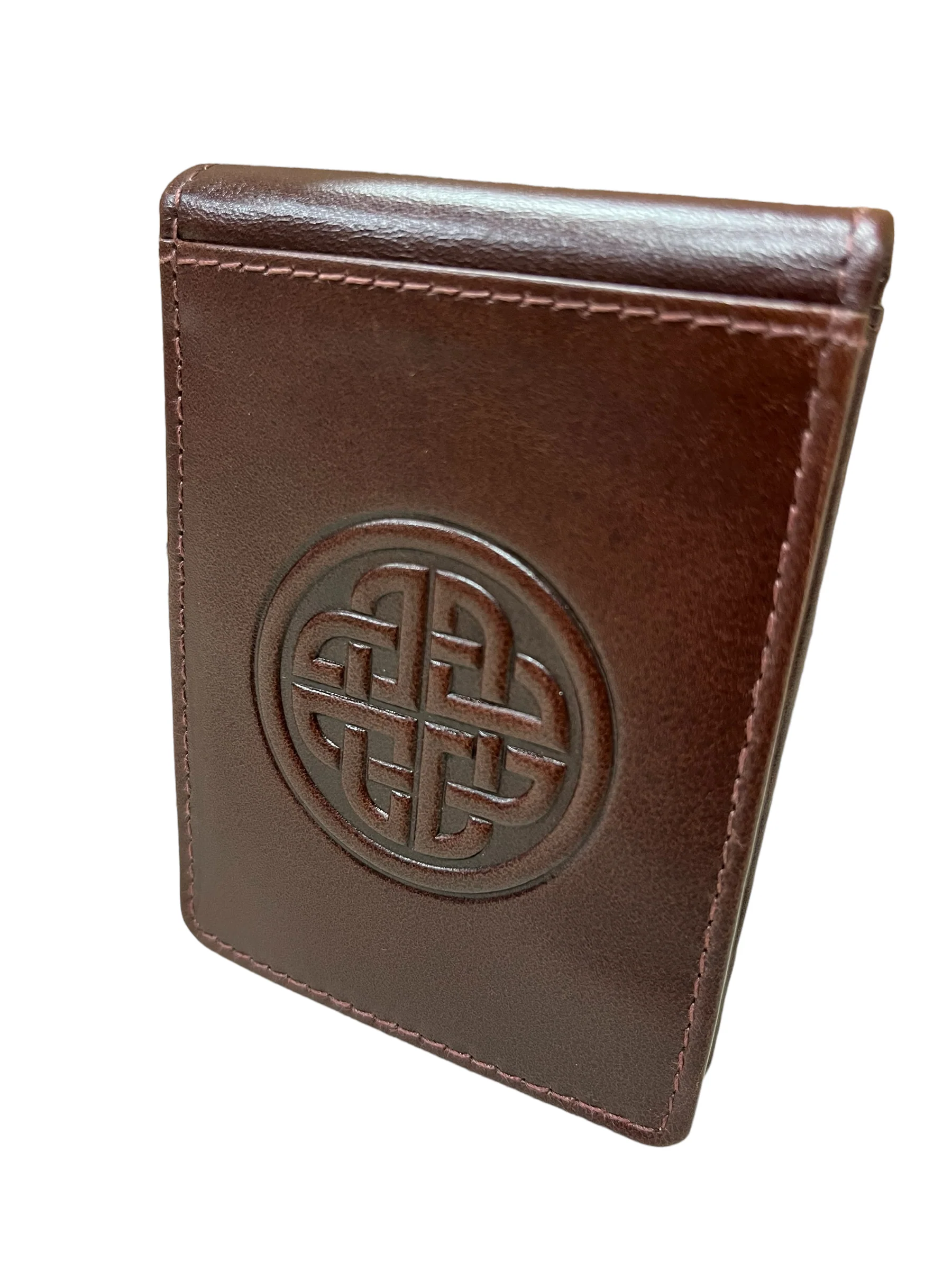 Celtic Knotwork Leather Money Clip - Image 3