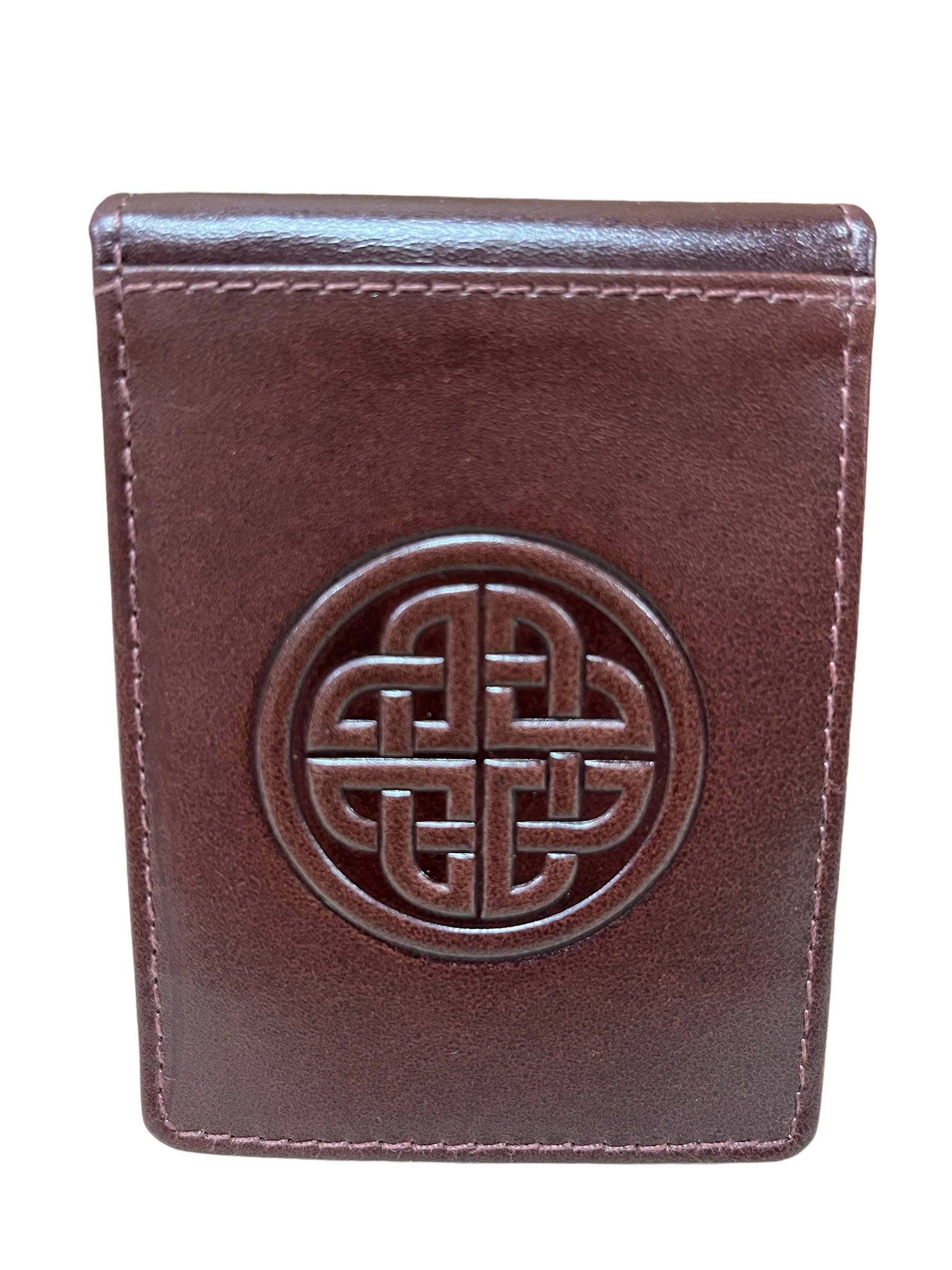 Celtic Knotwork Leather Money Clip - Image 4