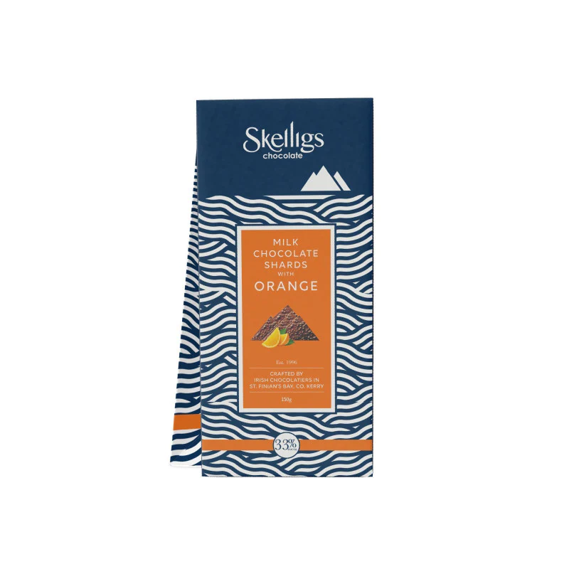 Milk Chocolate Shards with Orange