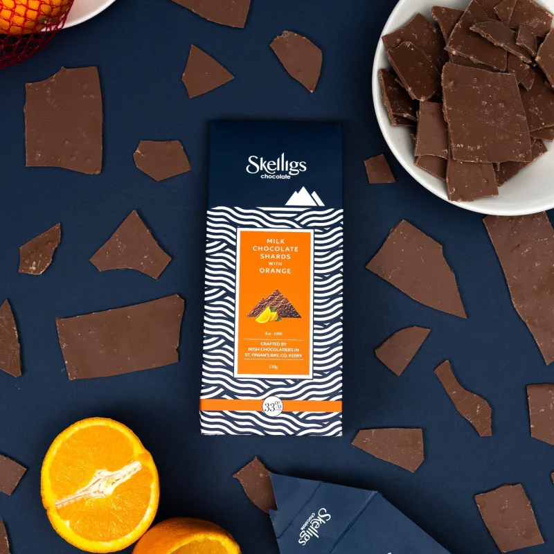 Milk Chocolate Shards with Orange - Image 2