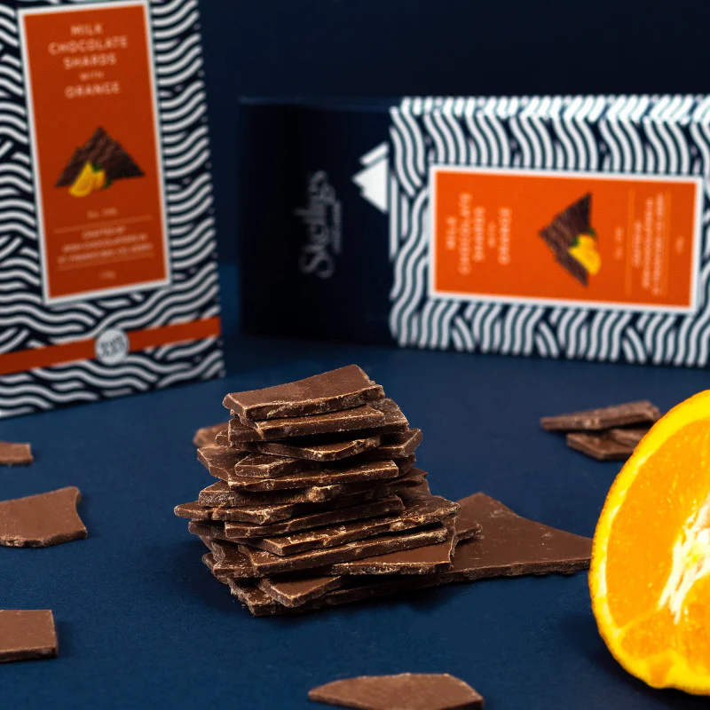Milk Chocolate Shards with Orange - Image 3