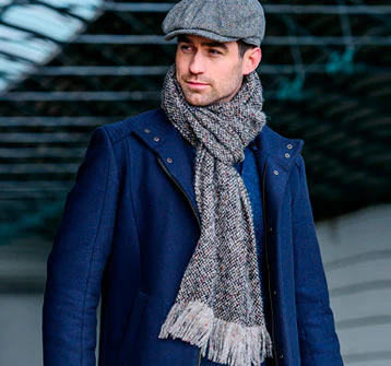 Mucros Weavers Alpaca and Merino Islander Scarf