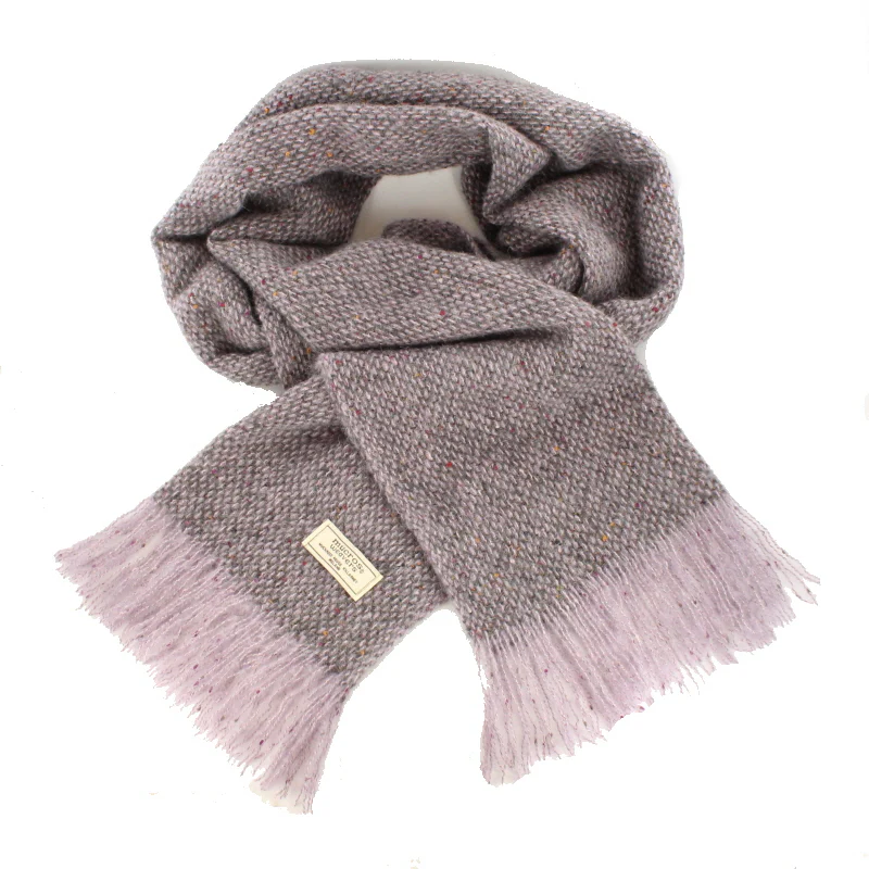 Mucros Weavers Alpaca and Merino Islander Scarf - Image 13