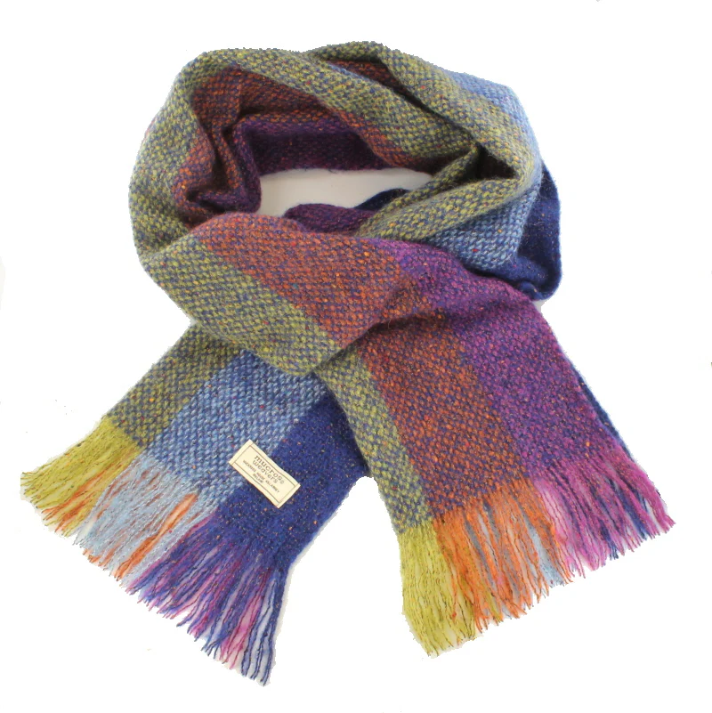 Mucros Weavers Alpaca and Merino Islander Scarf - Image 15