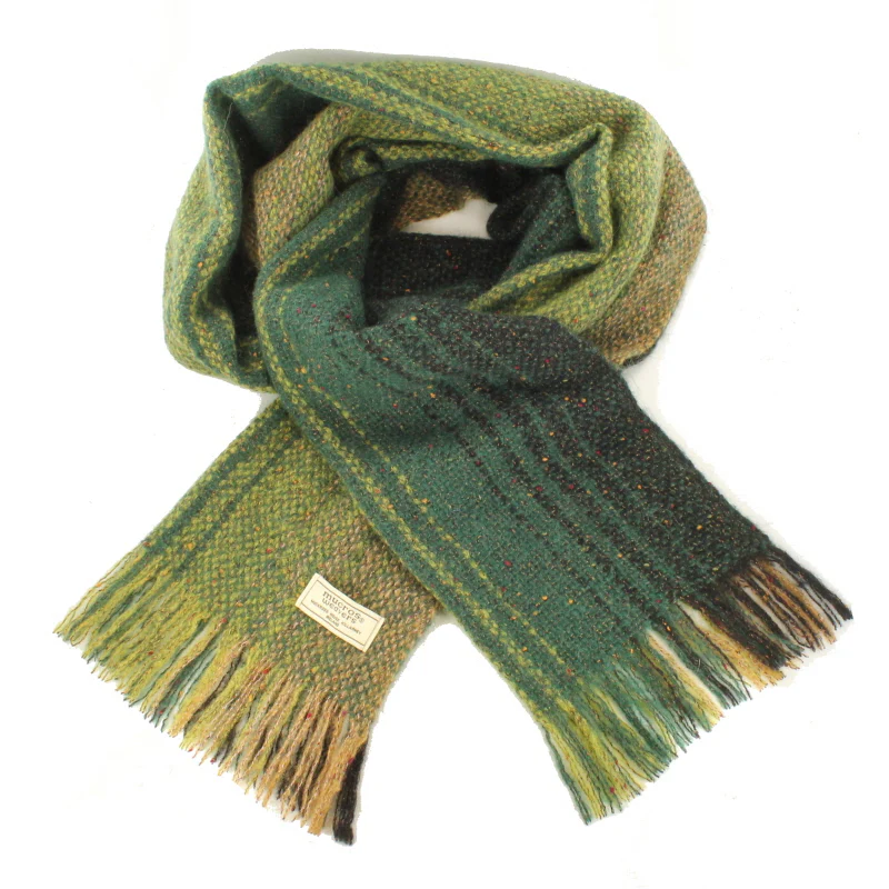 Mucros Weavers Alpaca and Merino Islander Scarf - Image 17