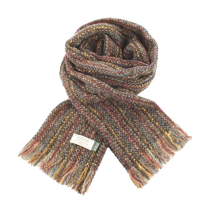 Mucros Weavers Alpaca and Merino Islander Scarf - Image 18