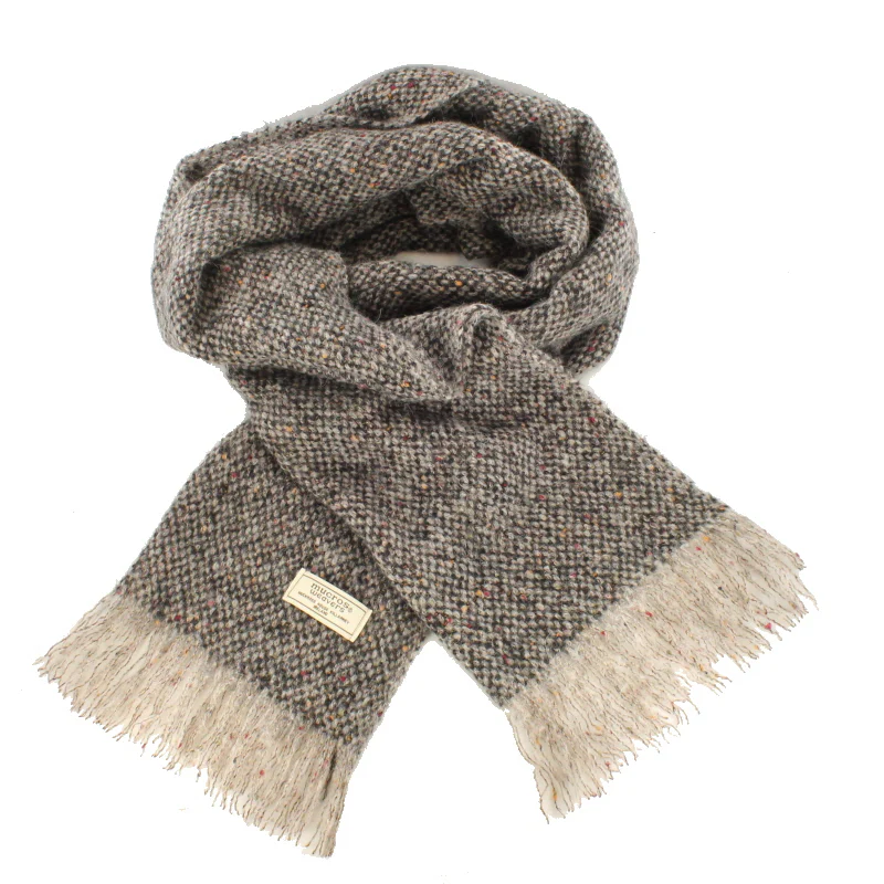 Mucros Weavers Alpaca and Merino Islander Scarf - Image 19