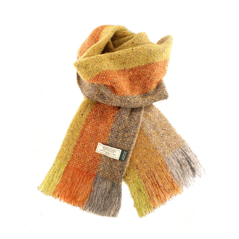 Mucros Weavers Alpaca and Merino Islander Scarf - Image 26