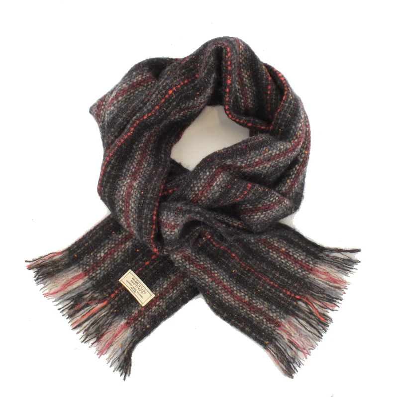 Mucros Weavers Alpaca and Merino Islander Scarf - Image 28