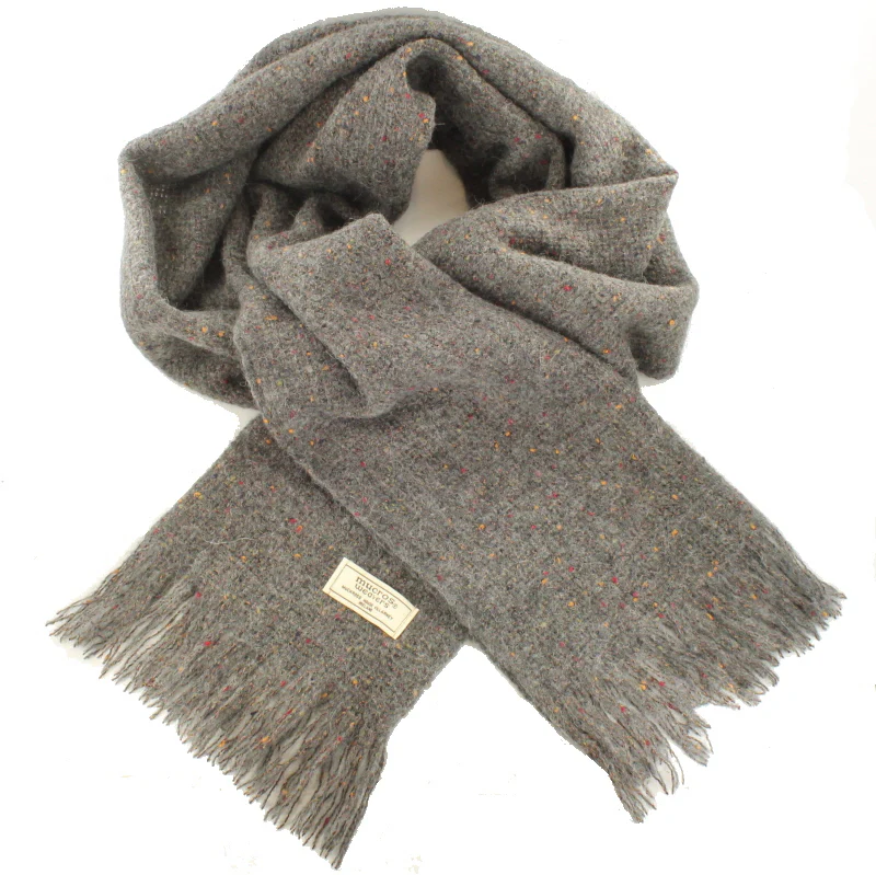 Mucros Weavers Alpaca and Merino Islander Scarf - Image 7