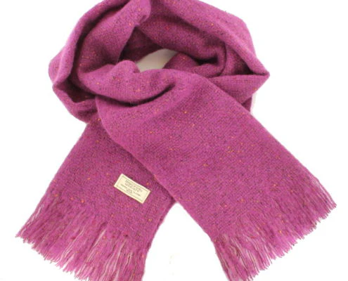 Mucros Weavers Alpaca and Merino Islander Scarf - Image 9