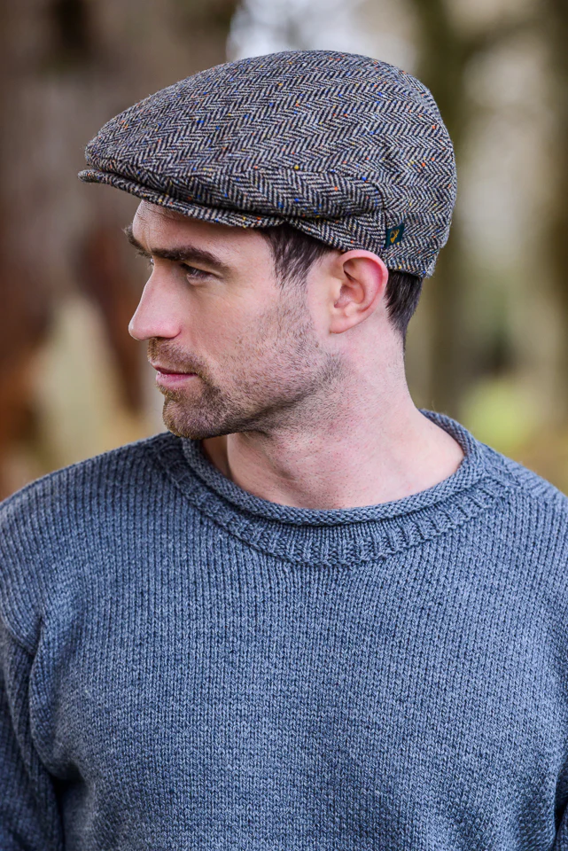 Mucros Weavers Irish Tweed Trinity Flat Cap - Image 12