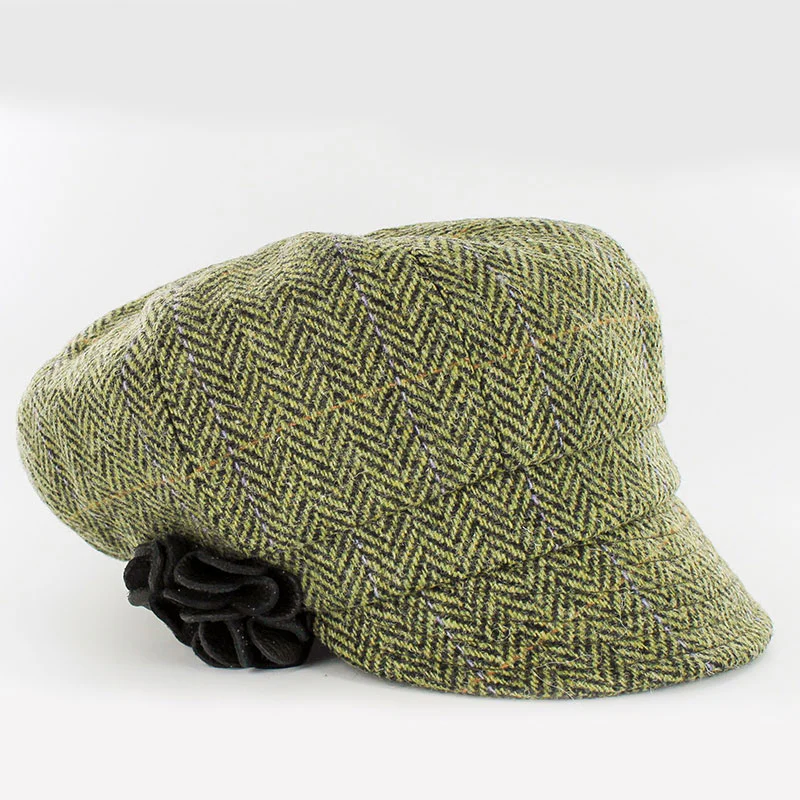 Mucros Weavers Women's Tweed Newsboy Hat - Image 11