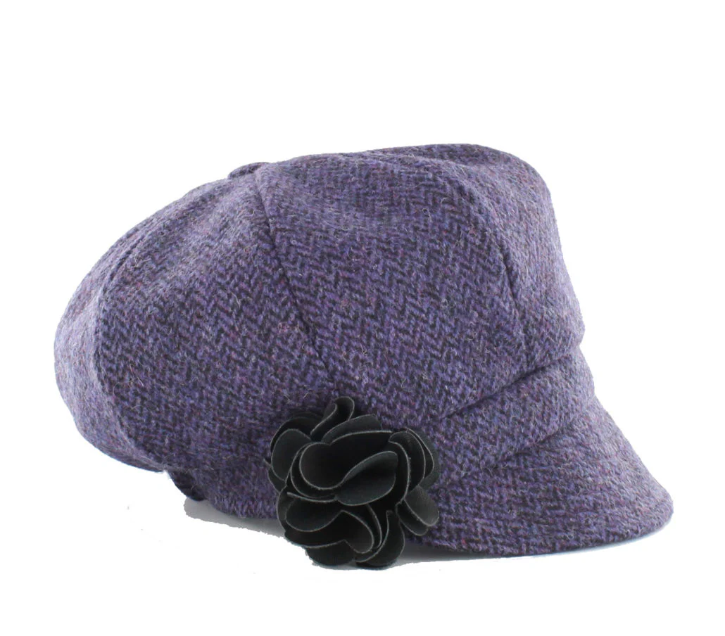 Mucros Weavers Women's Tweed Newsboy Hat - Image 12