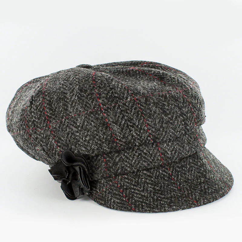 Mucros Weavers Women's Tweed Newsboy Hat - Image 14