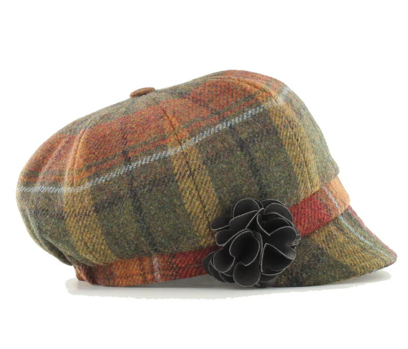 Mucros Weavers Women's Tweed Newsboy Hat - Image 15