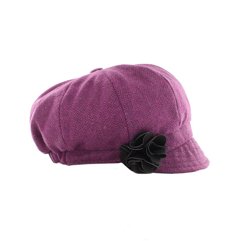 Mucros Weavers Women's Tweed Newsboy Hat - Image 19