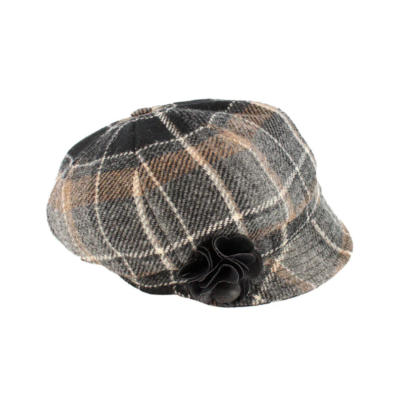 Mucros Weavers Women's Tweed Newsboy Hat - Image 27