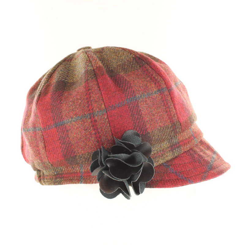Mucros Weavers Women's Tweed Newsboy Hat - Image 3