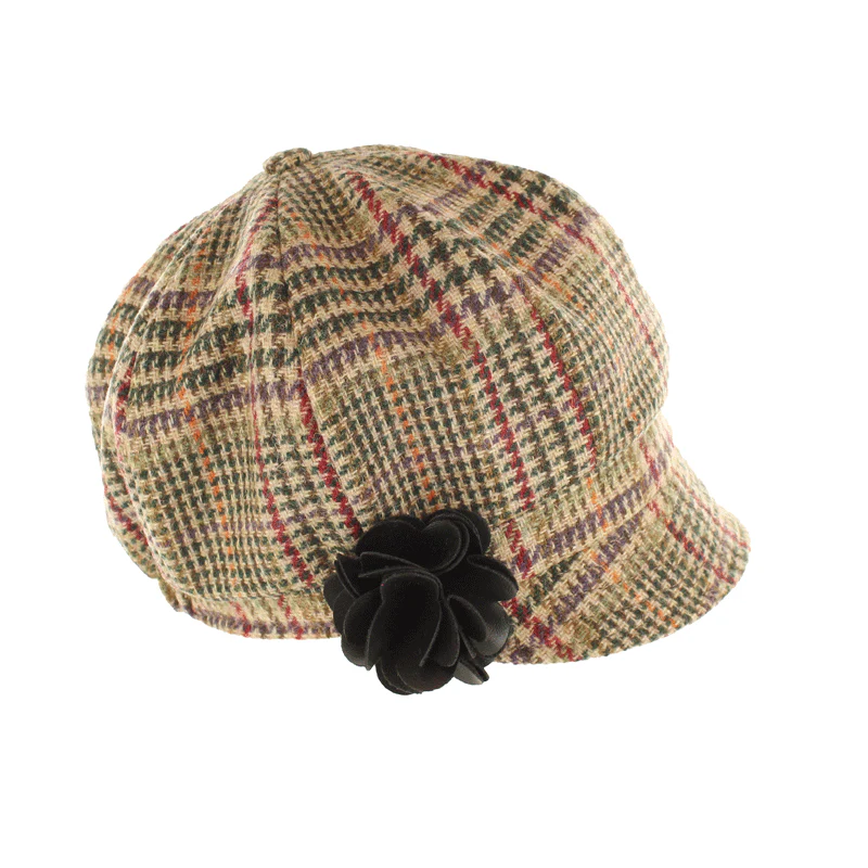 Mucros Weavers Women's Tweed Newsboy Hat - Image 35
