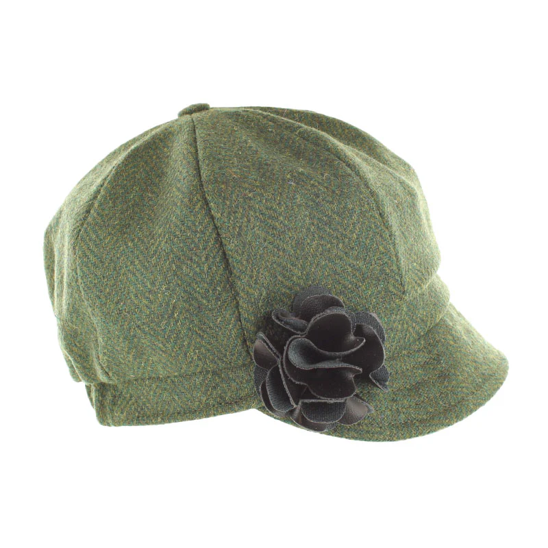 Mucros Weavers Women's Tweed Newsboy Hat - Image 4
